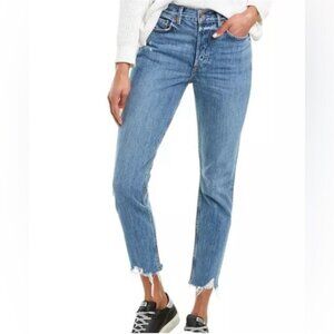 Grlfrnd Karolina Forget Me Never High-Rise Crop Size 27